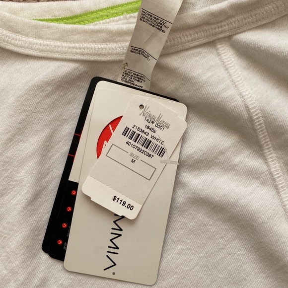 NWT Vimmia active white shirt, size M - Picture 5 of 5
